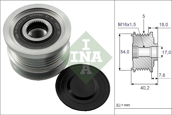 Alternator Freewheel Clutch